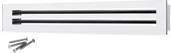SOKNOCKK modern AC vent cover 30x4 white