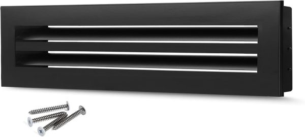 SOKNOCKK modern AC vent cover 30x4 black