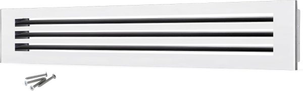 SOKNOCKK modern AC vent cover 36x6 white
