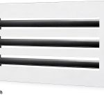 SOKNOCKK modern AC vent cover 18x6 white front view
