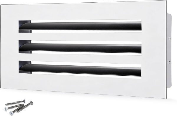 SOKNOCKK modern AC vent cover 18x6 white